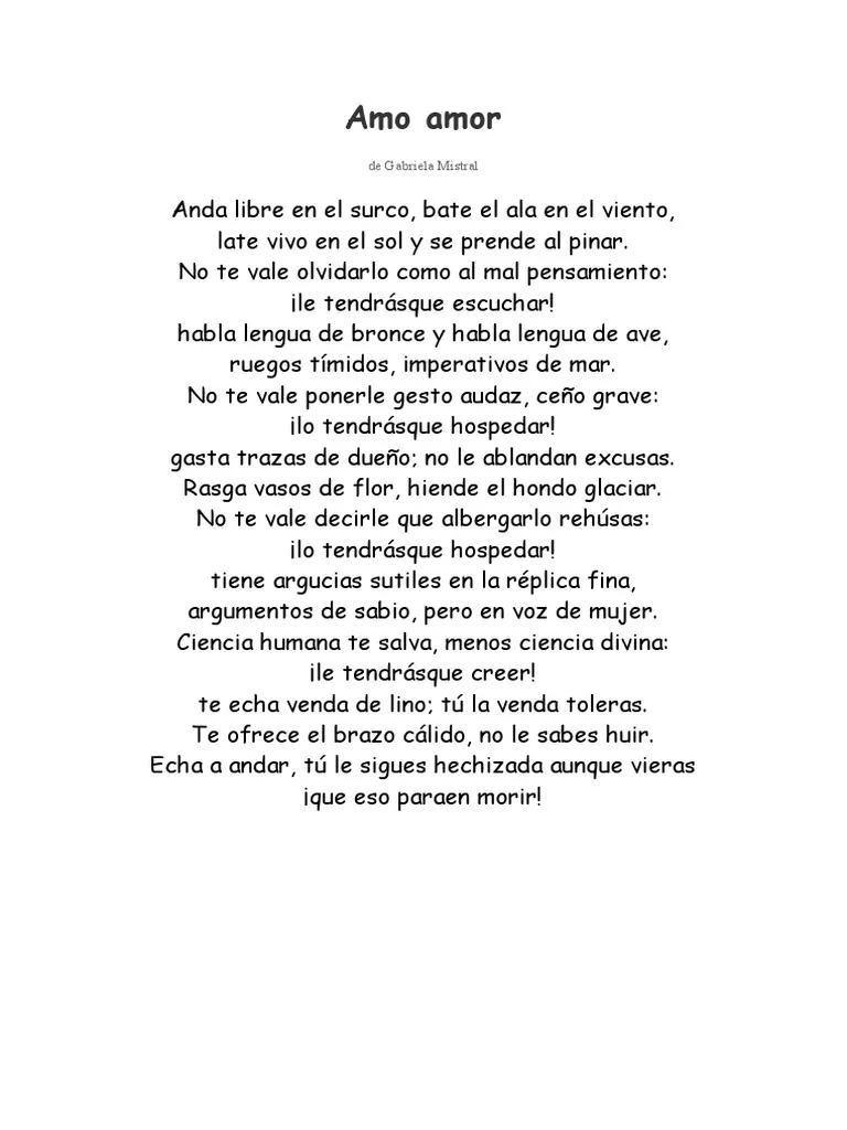 amor gabriela mistral - Qué poeta escribio 20 poemas de amor